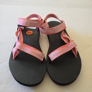 NWT Teva Women's Original Universal Tie-dye Sandal Pink Size 11
